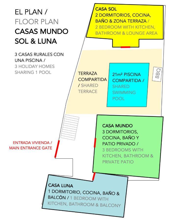 Casa Mundo - 16Th Century Traditional White Village House With Pool Pinos del Valle Exterior photo